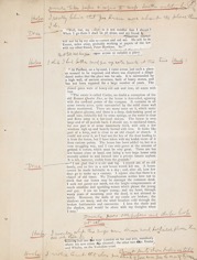 Page from Dracula Play